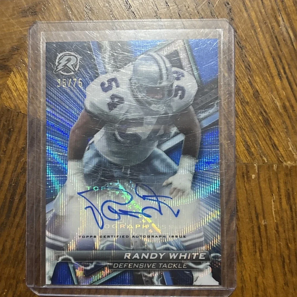 2023 Topps Composite Resurgence Signatures - #RA-RAW Randy‎ White Blue Surge /75